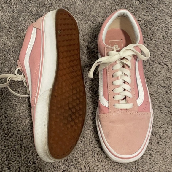 Baby Pink Old School Vans - Picture 3 of 4